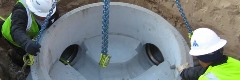Канализационный колодец в Еманжелинске